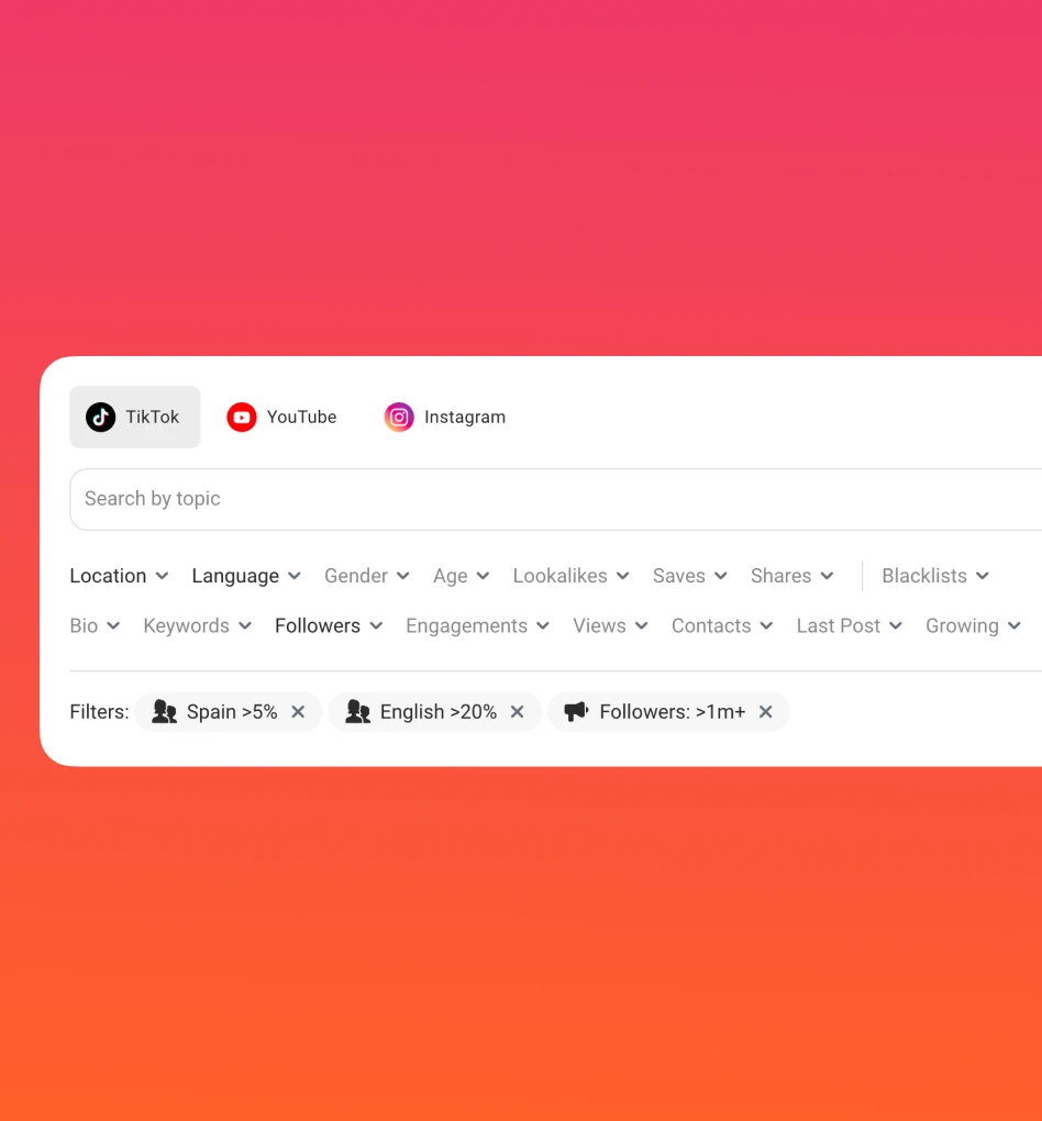 20 search filters